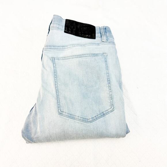 Cheap Monday Tight Pale Bllue Light Wash Skinny Denim Jeans Size 34 x 32 - Picture 1 of 9